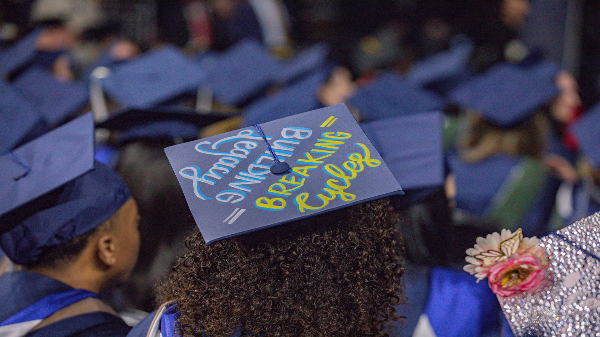 JWU Class of 2026 Tells Their Stories on Decorated Grad Caps