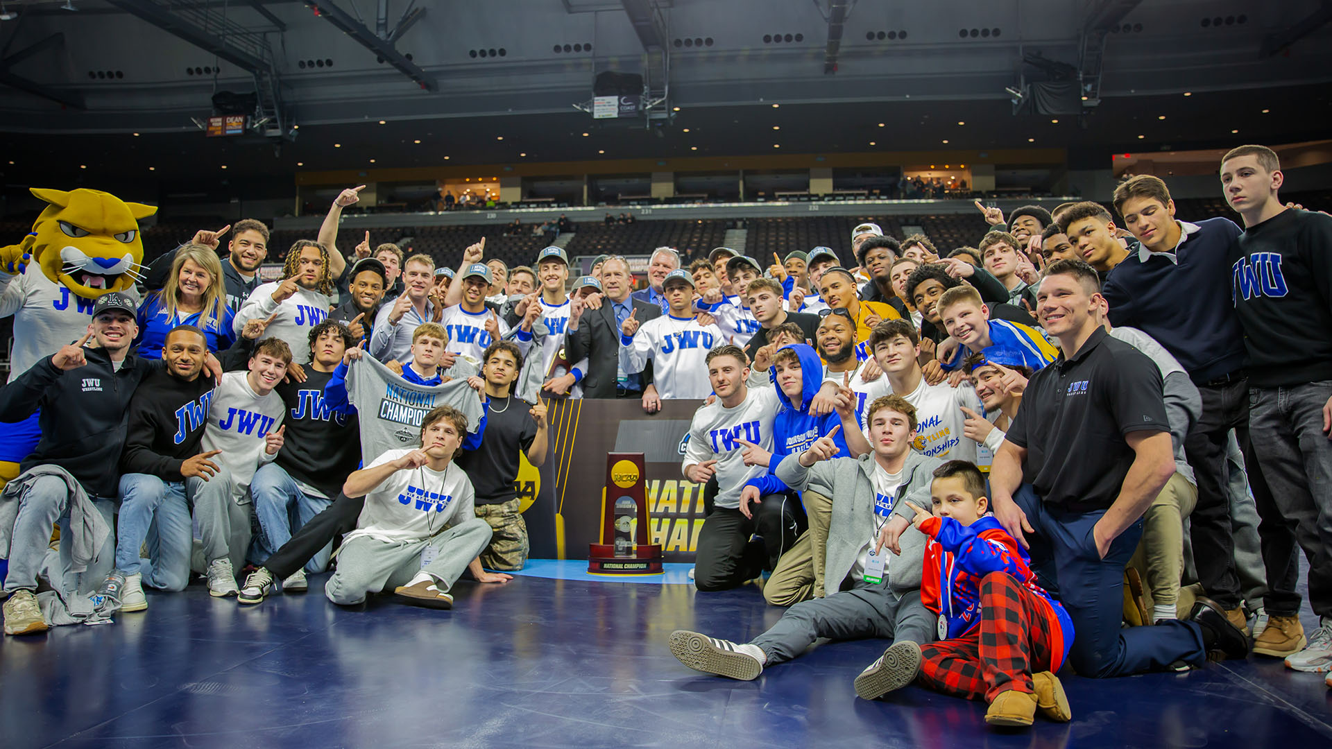 JWU Wins First-Ever NCAA National Wrestling Championship