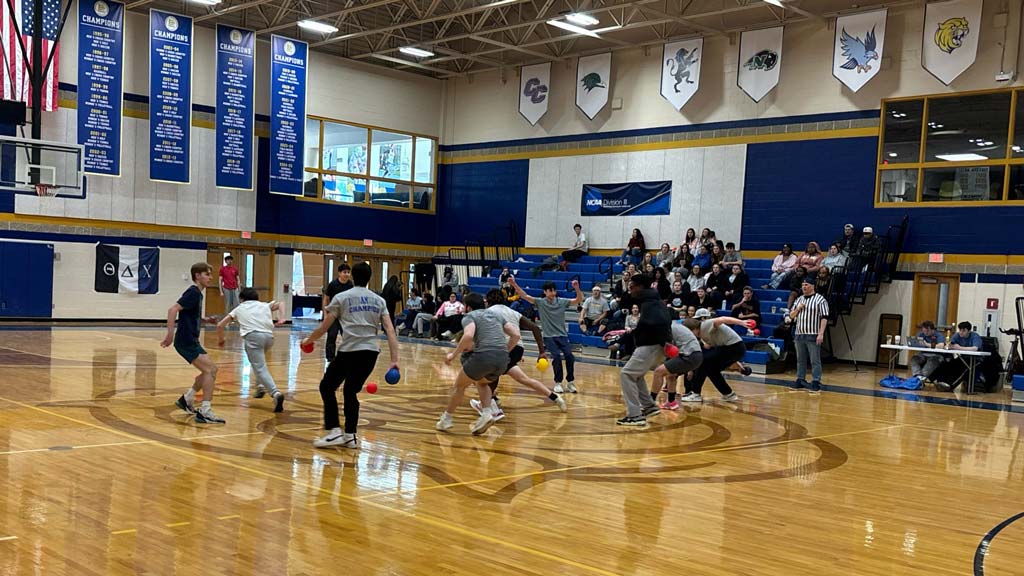 Students participating in the annual 